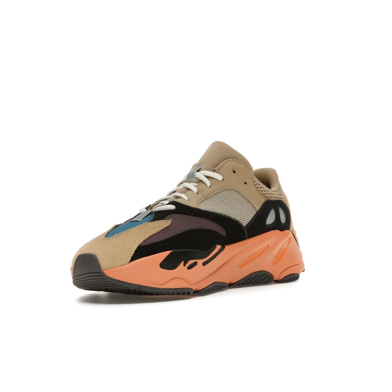 adidas Yeezy Boost 700 Enflame Amber - Image 14 - Only at www.BallersClubKickz.com - Adidas Yeezy Boost 700 Enflame Amber: Eye-catching design with pale yellow, brown, teal, and orange! Get yours in June 2021.