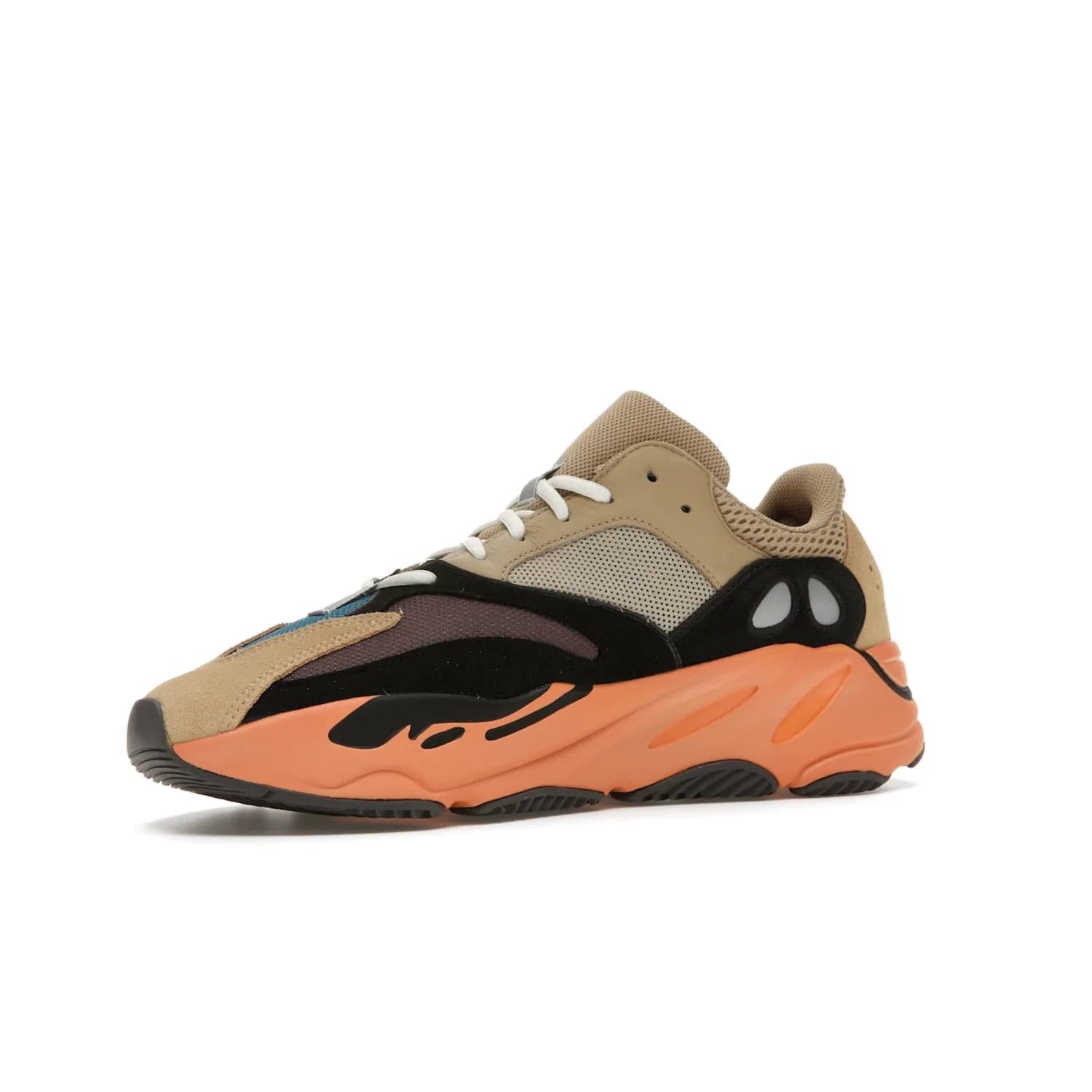 adidas Yeezy Boost 700 Enflame Amber - Image 16 - Only at www.BallersClubKickz.com - Adidas Yeezy Boost 700 Enflame Amber: Eye-catching design with pale yellow, brown, teal, and orange! Get yours in June 2021.
