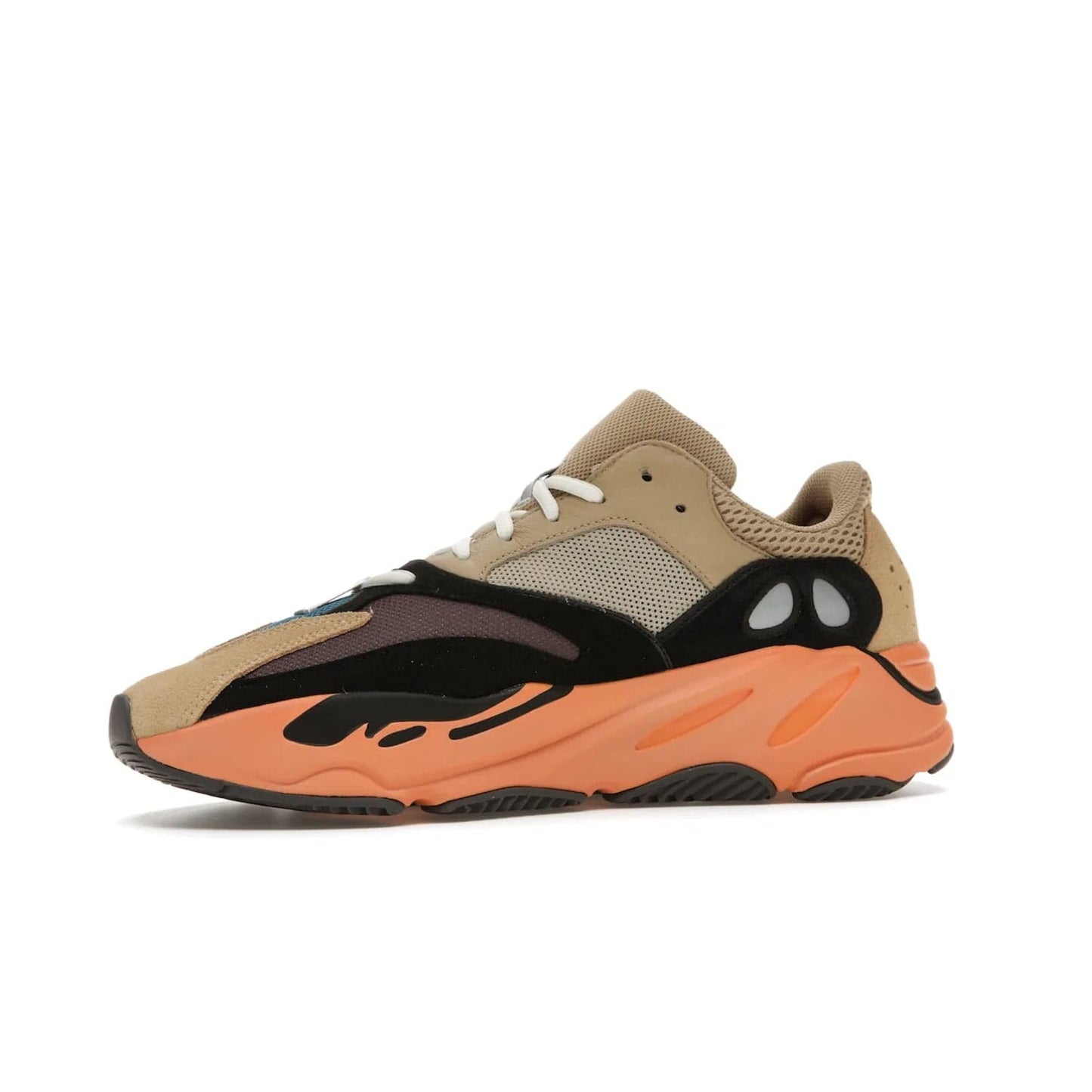 adidas Yeezy Boost 700 Enflame Amber - Image 17 - Only at www.BallersClubKickz.com - Adidas Yeezy Boost 700 Enflame Amber: Eye-catching design with pale yellow, brown, teal, and orange! Get yours in June 2021.