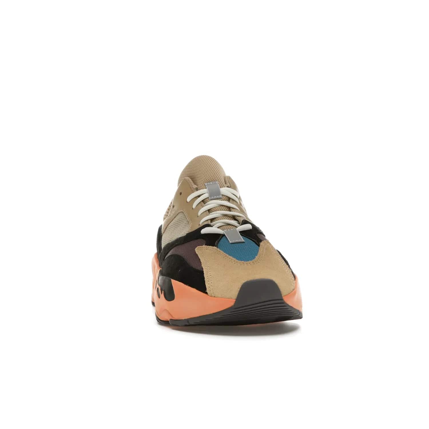 adidas Yeezy Boost 700 Enflame Amber - Image 9 - Only at www.BallersClubKickz.com - Adidas Yeezy Boost 700 Enflame Amber: Eye-catching design with pale yellow, brown, teal, and orange! Get yours in June 2021.