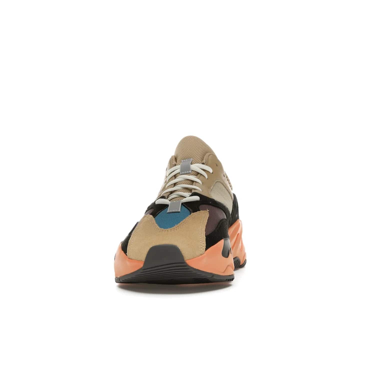 adidas Yeezy Boost 700 Enflame Amber - Image 11 - Only at www.BallersClubKickz.com - Adidas Yeezy Boost 700 Enflame Amber: Eye-catching design with pale yellow, brown, teal, and orange! Get yours in June 2021.