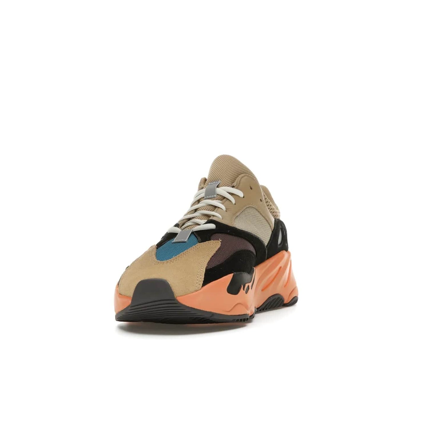 adidas Yeezy Boost 700 Enflame Amber - Image 12 - Only at www.BallersClubKickz.com - Adidas Yeezy Boost 700 Enflame Amber: Eye-catching design with pale yellow, brown, teal, and orange! Get yours in June 2021.
