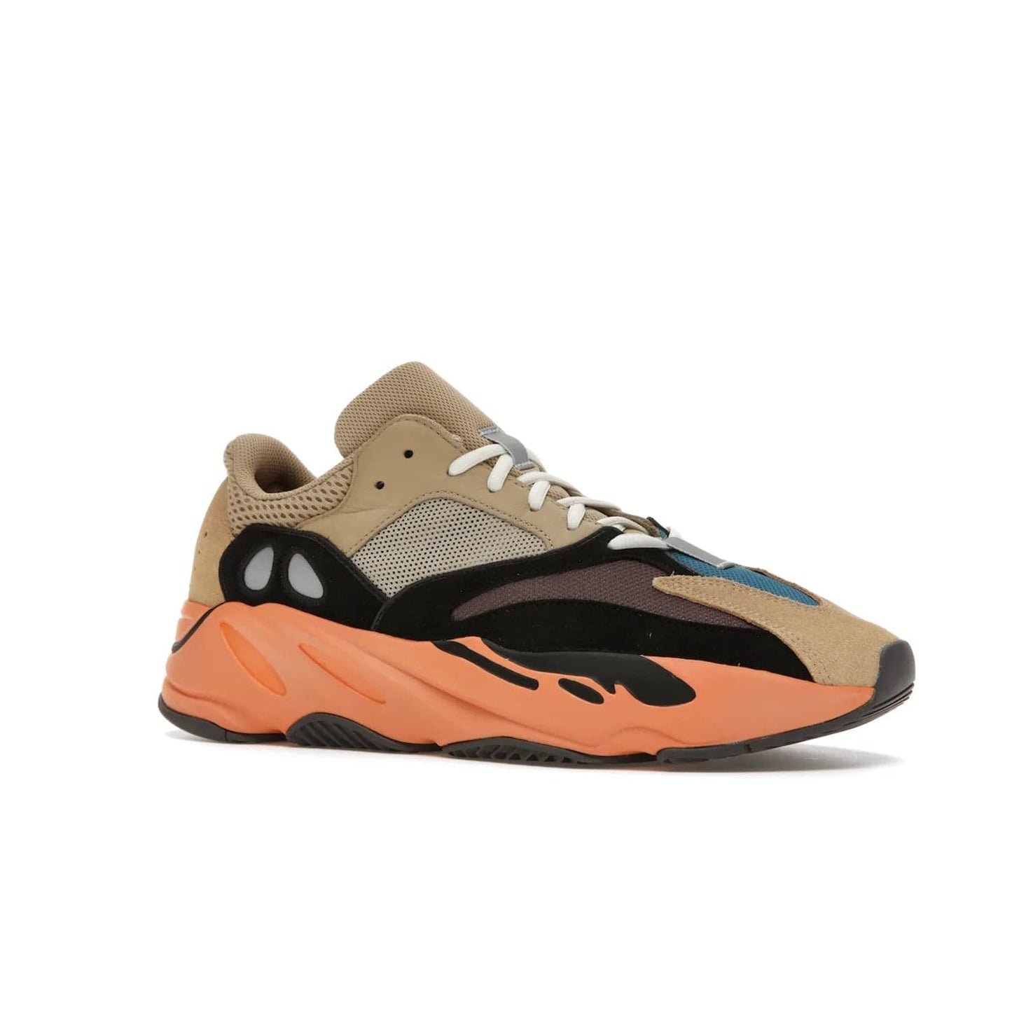 adidas Yeezy Boost 700 Enflame Amber - Image 4 - Only at www.BallersClubKickz.com - Adidas Yeezy Boost 700 Enflame Amber: Eye-catching design with pale yellow, brown, teal, and orange! Get yours in June 2021.