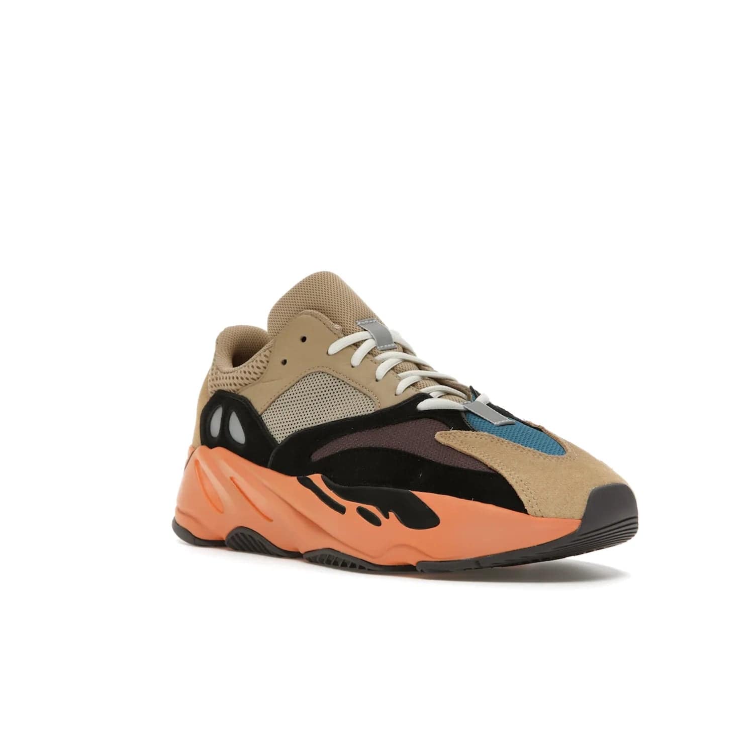 adidas Yeezy Boost 700 Enflame Amber - Image 6 - Only at www.BallersClubKickz.com - Adidas Yeezy Boost 700 Enflame Amber: Eye-catching design with pale yellow, brown, teal, and orange! Get yours in June 2021.