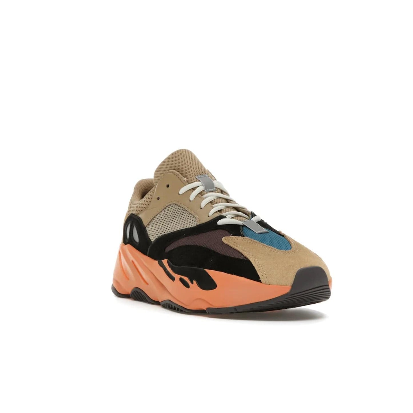 adidas Yeezy Boost 700 Enflame Amber - Image 7 - Only at www.BallersClubKickz.com - Adidas Yeezy Boost 700 Enflame Amber: Eye-catching design with pale yellow, brown, teal, and orange! Get yours in June 2021.