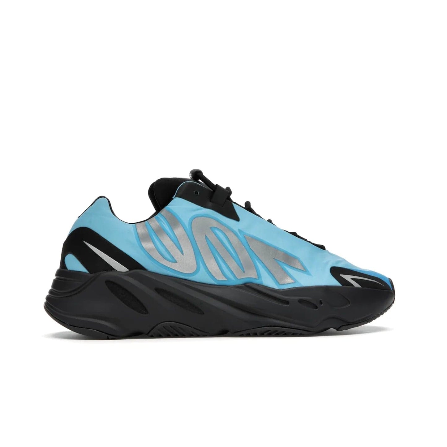adidas Yeezy Boost 700 MNVN Bright Cyan - Image 36 - Only at www.BallersClubKickz.com - The adidas Yeezy Boost 700 MNVN features a Bright Cyan nylon upper with iconic "700" graphics and a sculptural black Boost sole for superior style and comfort. Step into legendary style and comfort in June 2021.