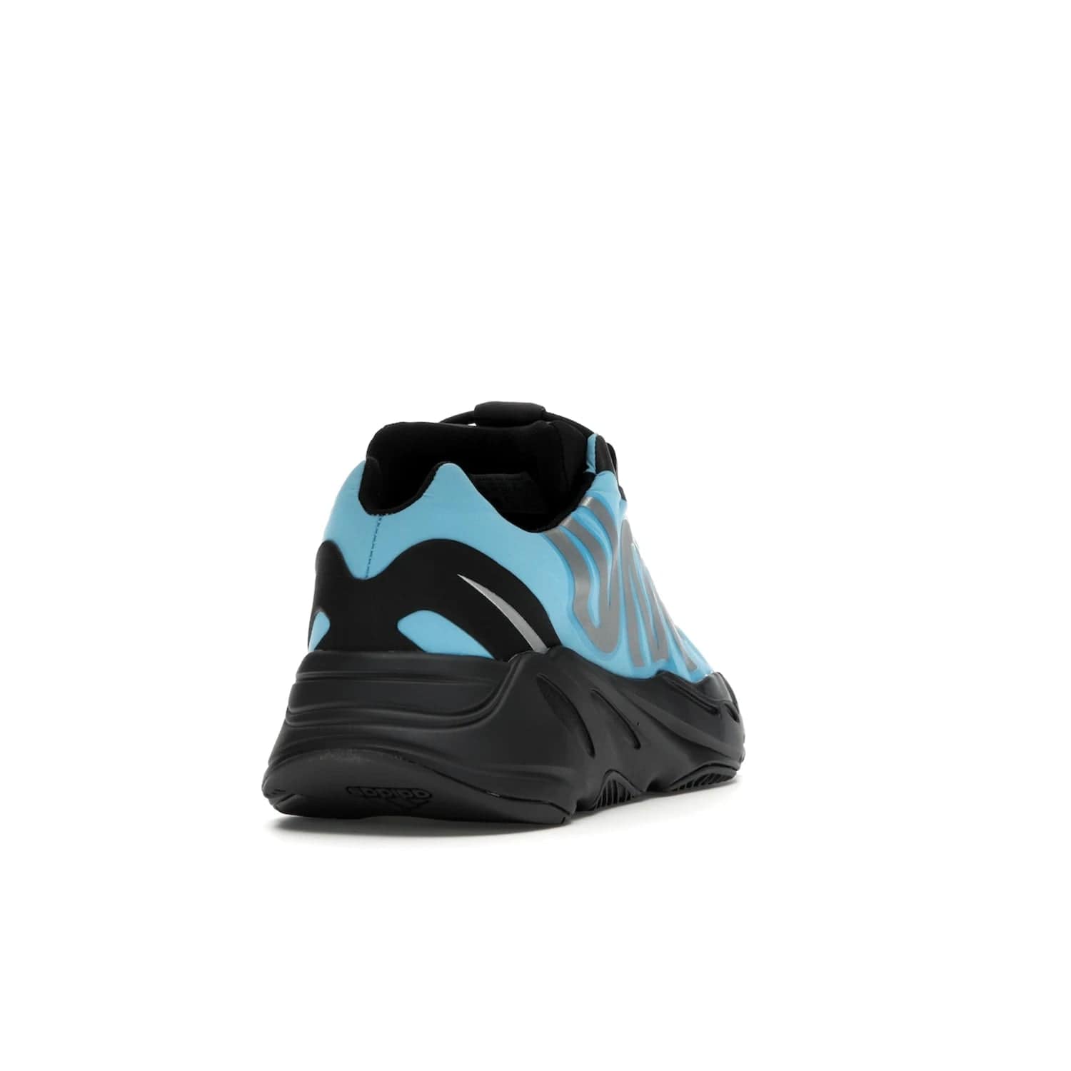 adidas Yeezy Boost 700 MNVN Bright Cyan - Image 30 - Only at www.BallersClubKickz.com - The adidas Yeezy Boost 700 MNVN features a Bright Cyan nylon upper with iconic "700" graphics and a sculptural black Boost sole for superior style and comfort. Step into legendary style and comfort in June 2021.