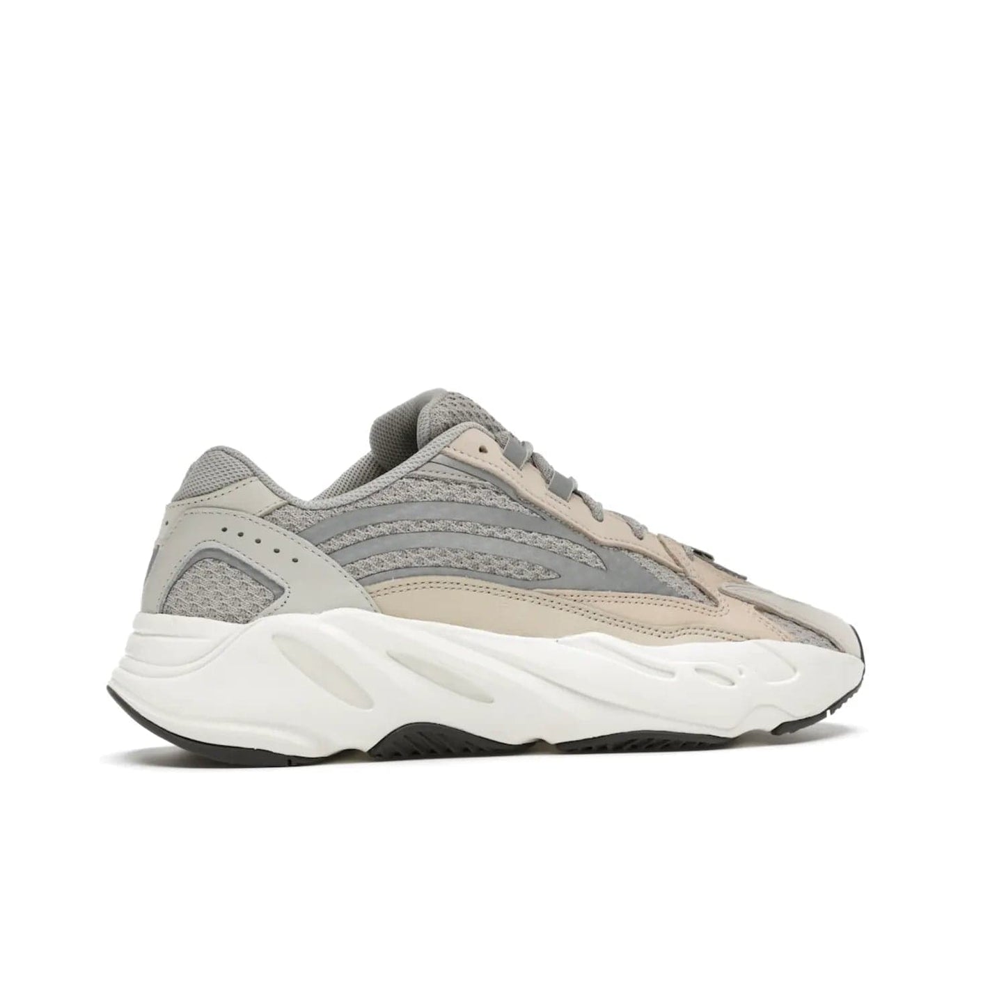 adidas Yeezy Boost 700 V2 Cream - Image 35 - Only at www.BallersClubKickz.com - Add style and luxury to your wardrobe with the adidas Yeezy 700 V2 Cream. Featuring a unique reflective upper, leather overlays, mesh underlays and the signature BOOST midsole, this silhouette is perfect for any stylish wardrobe.