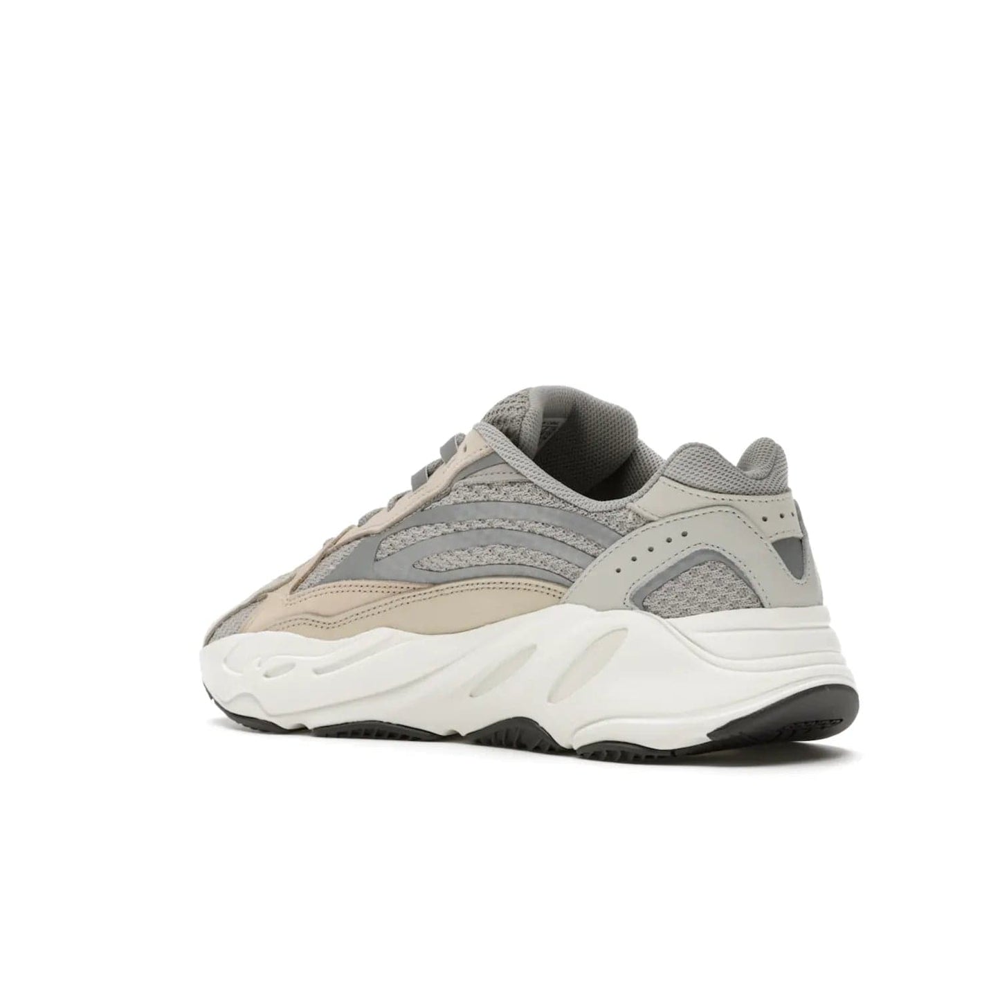 adidas Yeezy Boost 700 V2 Cream - Image 23 - Only at www.BallersClubKickz.com - Add style and luxury to your wardrobe with the adidas Yeezy 700 V2 Cream. Featuring a unique reflective upper, leather overlays, mesh underlays and the signature BOOST midsole, this silhouette is perfect for any stylish wardrobe.
