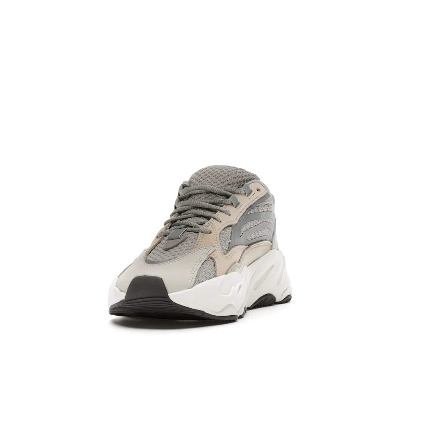 adidas Yeezy Boost 700 V2 Cream - Image 12 - Only at www.BallersClubKickz.com - Add style and luxury to your wardrobe with the adidas Yeezy 700 V2 Cream. Featuring a unique reflective upper, leather overlays, mesh underlays and the signature BOOST midsole, this silhouette is perfect for any stylish wardrobe.