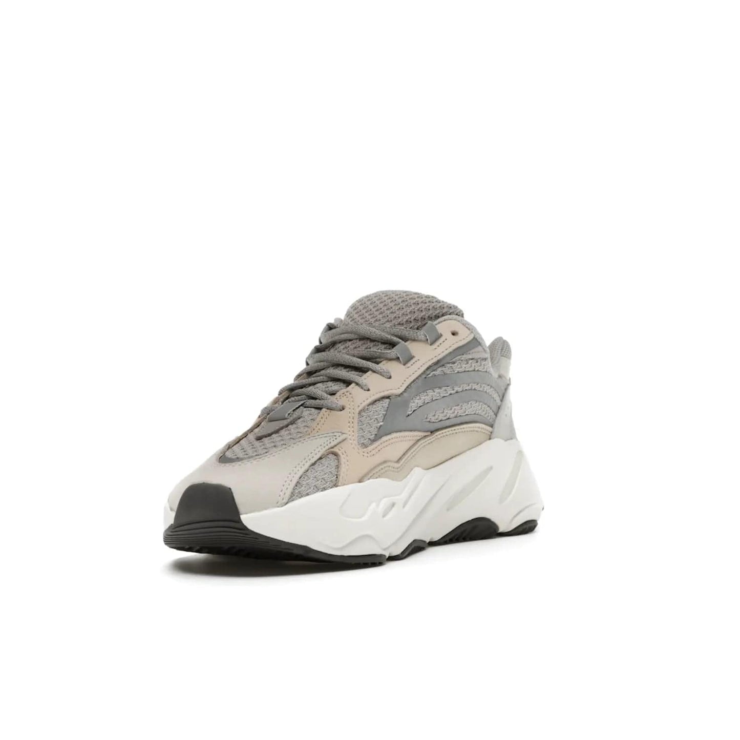 adidas Yeezy Boost 700 V2 Cream - Image 13 - Only at www.BallersClubKickz.com - Add style and luxury to your wardrobe with the adidas Yeezy 700 V2 Cream. Featuring a unique reflective upper, leather overlays, mesh underlays and the signature BOOST midsole, this silhouette is perfect for any stylish wardrobe.