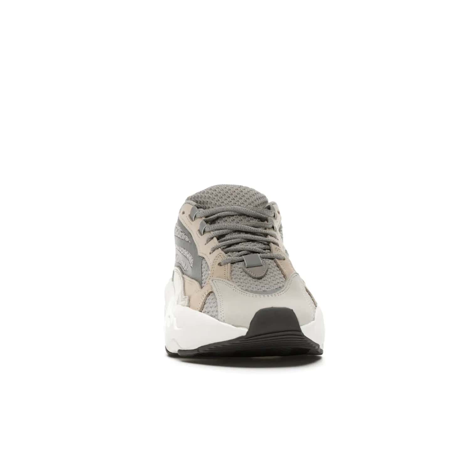 adidas Yeezy Boost 700 V2 Cream - Image 9 - Only at www.BallersClubKickz.com - Add style and luxury to your wardrobe with the adidas Yeezy 700 V2 Cream. Featuring a unique reflective upper, leather overlays, mesh underlays and the signature BOOST midsole, this silhouette is perfect for any stylish wardrobe.