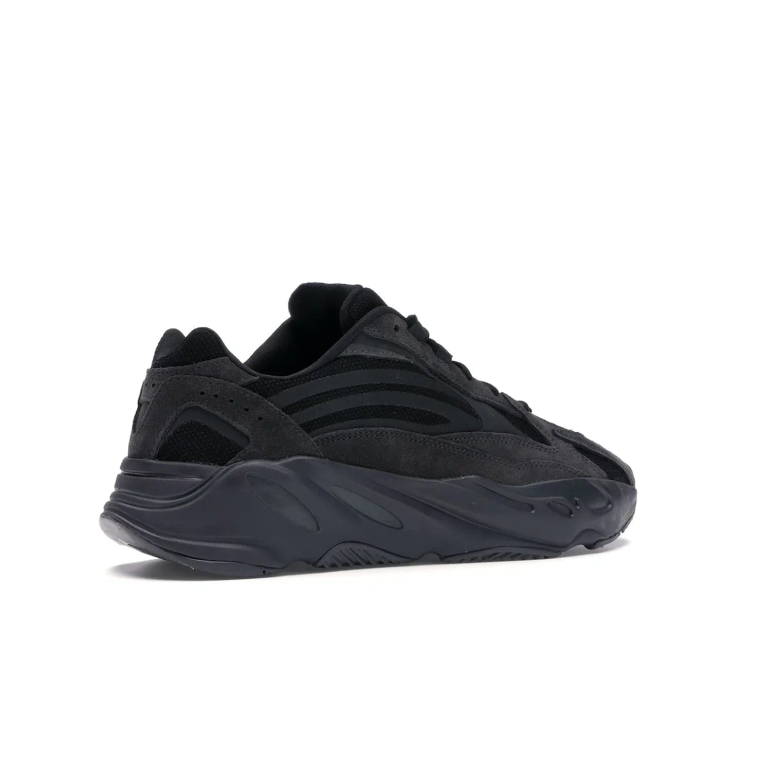 adidas Yeezy Boost 700 V2 Vanta - Image 34 - Only at www.BallersClubKickz.com - Introducing the adidas Yeezy Boost 700 V2 Vanta - a sleek and stylish all-black design featuring a combination of mesh, leather, and suede construction with signature Boost cushioning in the sole. The ultimate in comfort and support.