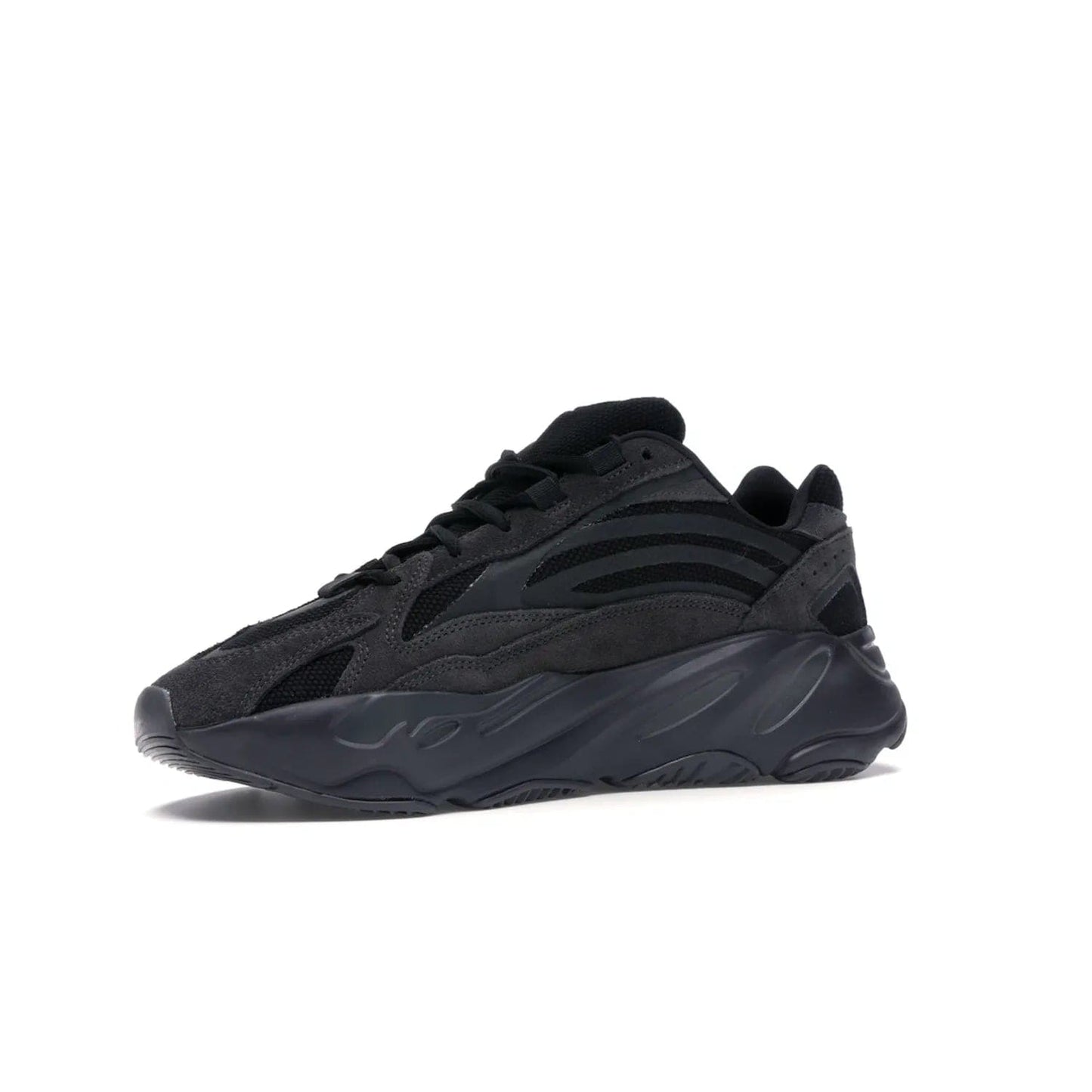 adidas Yeezy Boost 700 V2 Vanta - Image 16 - Only at www.BallersClubKickz.com - Introducing the adidas Yeezy Boost 700 V2 Vanta - a sleek and stylish all-black design featuring a combination of mesh, leather, and suede construction with signature Boost cushioning in the sole. The ultimate in comfort and support.