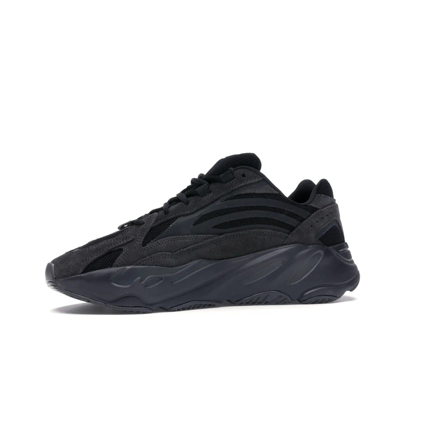 adidas Yeezy Boost 700 V2 Vanta - Image 17 - Only at www.BallersClubKickz.com - Introducing the adidas Yeezy Boost 700 V2 Vanta - a sleek and stylish all-black design featuring a combination of mesh, leather, and suede construction with signature Boost cushioning in the sole. The ultimate in comfort and support.