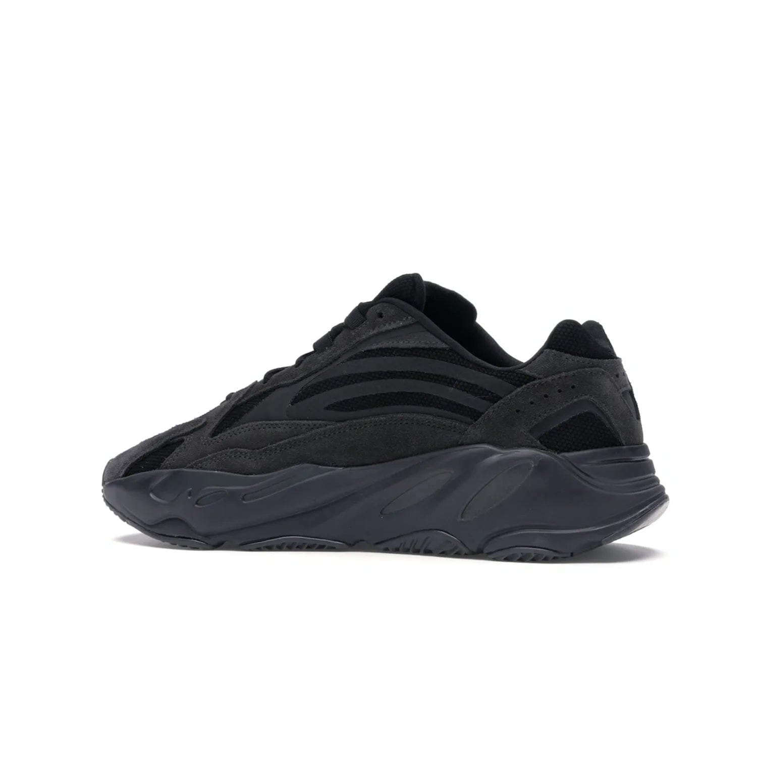 adidas Yeezy Boost 700 V2 Vanta - Image 21 - Only at www.BallersClubKickz.com - Introducing the adidas Yeezy Boost 700 V2 Vanta - a sleek and stylish all-black design featuring a combination of mesh, leather, and suede construction with signature Boost cushioning in the sole. The ultimate in comfort and support.