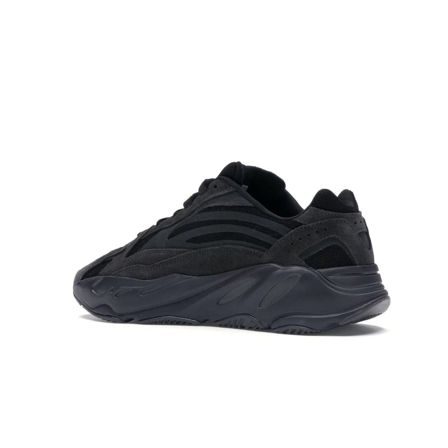 adidas Yeezy Boost 700 V2 Vanta - Image 22 - Only at www.BallersClubKickz.com - Introducing the adidas Yeezy Boost 700 V2 Vanta - a sleek and stylish all-black design featuring a combination of mesh, leather, and suede construction with signature Boost cushioning in the sole. The ultimate in comfort and support.
