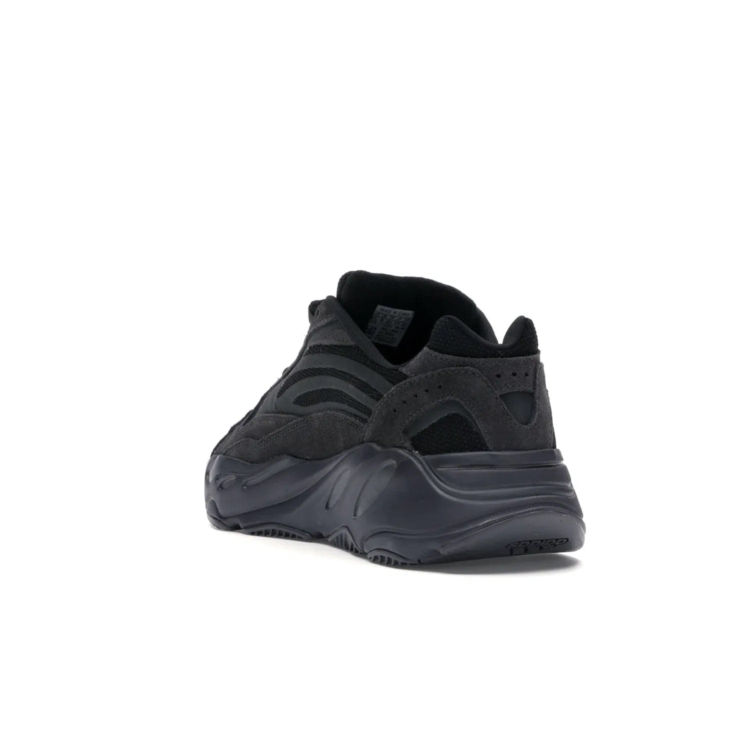 adidas Yeezy Boost 700 V2 Vanta - Image 25 - Only at www.BallersClubKickz.com - Introducing the adidas Yeezy Boost 700 V2 Vanta - a sleek and stylish all-black design featuring a combination of mesh, leather, and suede construction with signature Boost cushioning in the sole. The ultimate in comfort and support.