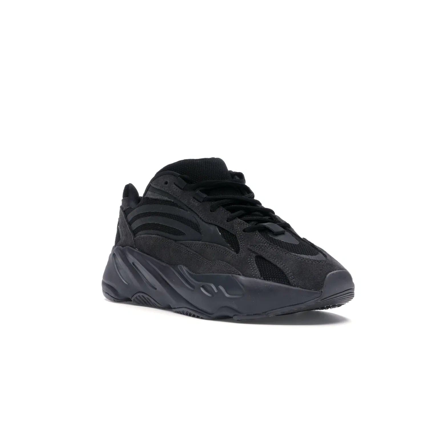 adidas Yeezy Boost 700 V2 Vanta - Image 6 - Only at www.BallersClubKickz.com - Introducing the adidas Yeezy Boost 700 V2 Vanta - a sleek and stylish all-black design featuring a combination of mesh, leather, and suede construction with signature Boost cushioning in the sole. The ultimate in comfort and support.