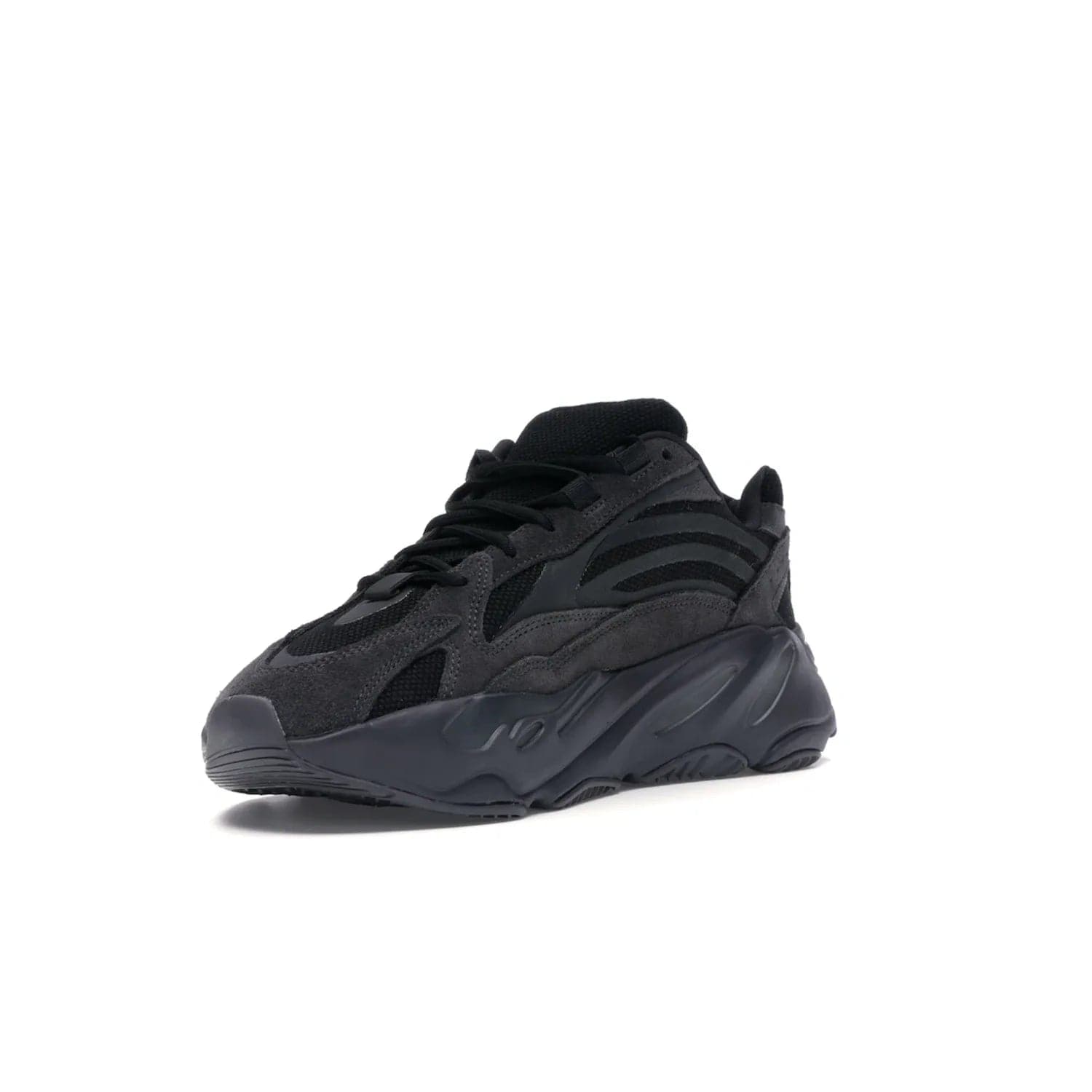 adidas Yeezy Boost 700 V2 Vanta - Image 14 - Only at www.BallersClubKickz.com - Introducing the adidas Yeezy Boost 700 V2 Vanta - a sleek and stylish all-black design featuring a combination of mesh, leather, and suede construction with signature Boost cushioning in the sole. The ultimate in comfort and support.