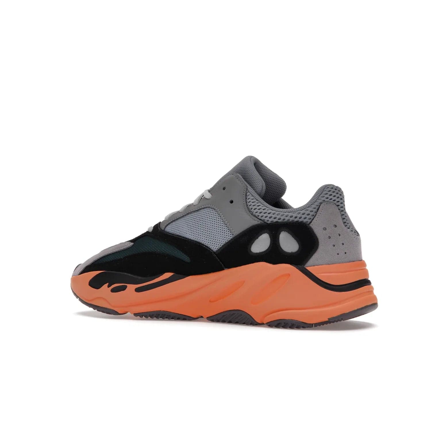 adidas Yeezy Boost 700 Wash Orange - Image 22 - Only at www.BallersClubKickz.com - Introducing the adidas Yeezy Boost 700 Wash Orange. Unique grey leather, suede, mesh upper and teal panels with a chunky Wash Orange Boost midsole. Release October 2021, make a statement today!