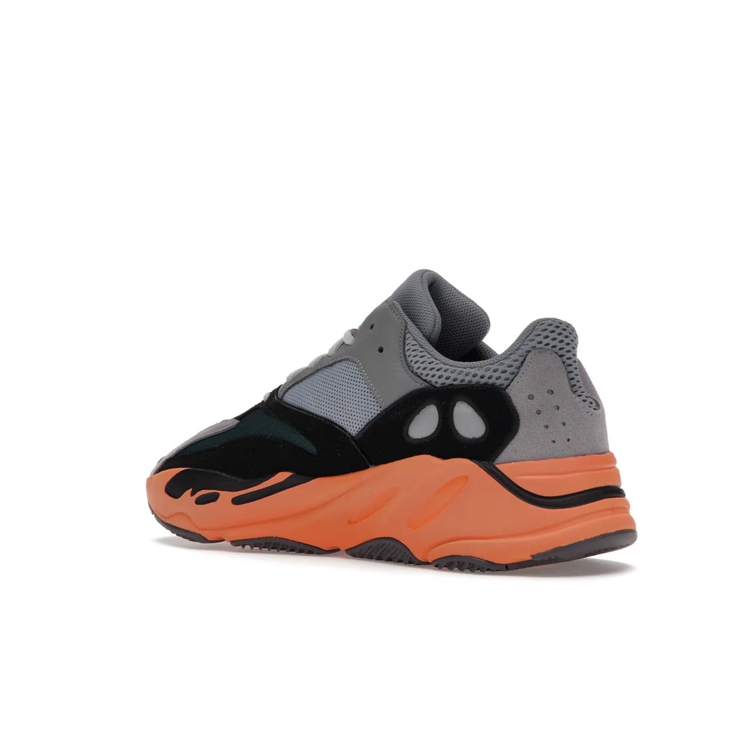 adidas Yeezy Boost 700 Wash Orange - Image 23 - Only at www.BallersClubKickz.com - Introducing the adidas Yeezy Boost 700 Wash Orange. Unique grey leather, suede, mesh upper and teal panels with a chunky Wash Orange Boost midsole. Release October 2021, make a statement today!