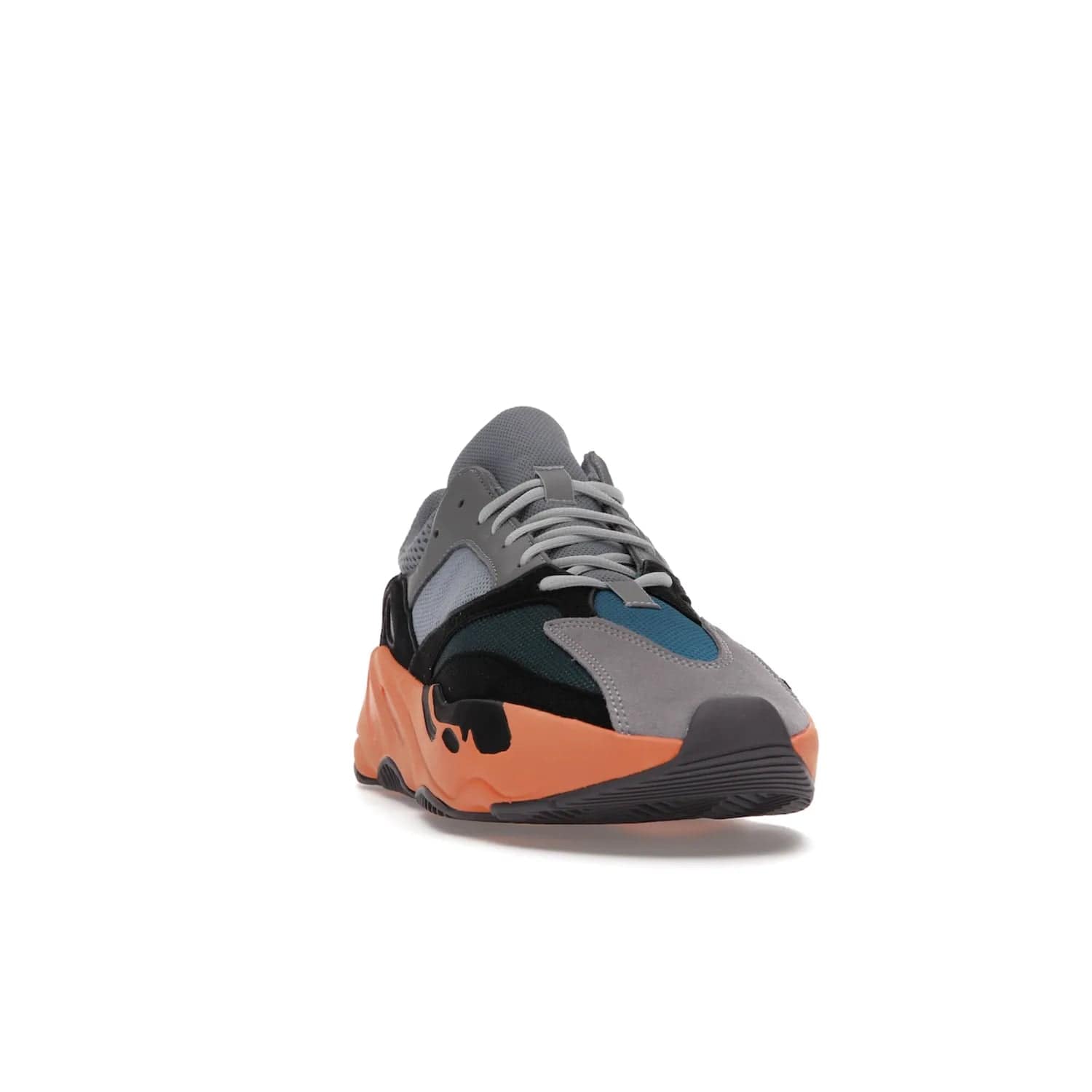 adidas Yeezy Boost 700 Wash Orange - Image 8 - Only at www.BallersClubKickz.com - Introducing the adidas Yeezy Boost 700 Wash Orange. Unique grey leather, suede, mesh upper and teal panels with a chunky Wash Orange Boost midsole. Release October 2021, make a statement today!