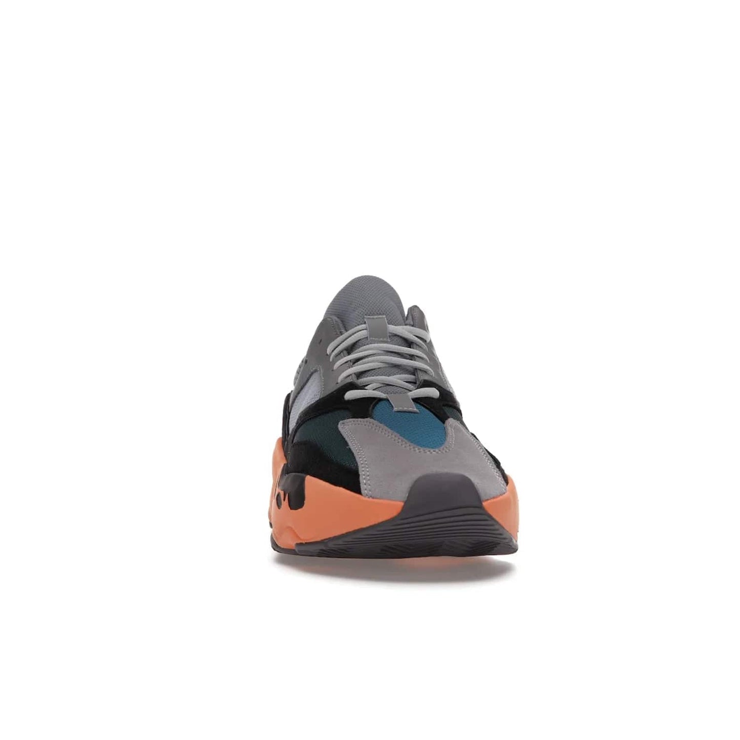 adidas Yeezy Boost 700 Wash Orange - Image 9 - Only at www.BallersClubKickz.com - Introducing the adidas Yeezy Boost 700 Wash Orange. Unique grey leather, suede, mesh upper and teal panels with a chunky Wash Orange Boost midsole. Release October 2021, make a statement today!