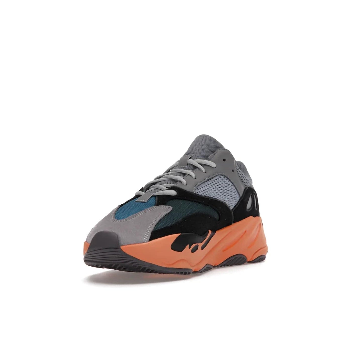 adidas Yeezy Boost 700 Wash Orange - Image 13 - Only at www.BallersClubKickz.com - Introducing the adidas Yeezy Boost 700 Wash Orange. Unique grey leather, suede, mesh upper and teal panels with a chunky Wash Orange Boost midsole. Release October 2021, make a statement today!