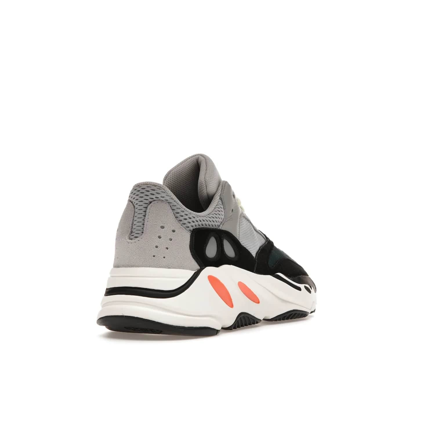 adidas Yeezy Boost 700 Wave Runner - Image 31 - Only at www.BallersClubKickz.com - Shop the iconic adidas Yeezy Boost 700 Wave Runner. Featuring grey mesh and leather upper, black suede overlays, teal mesh underlays, and signature Boost sole. Be bold & make a statement.