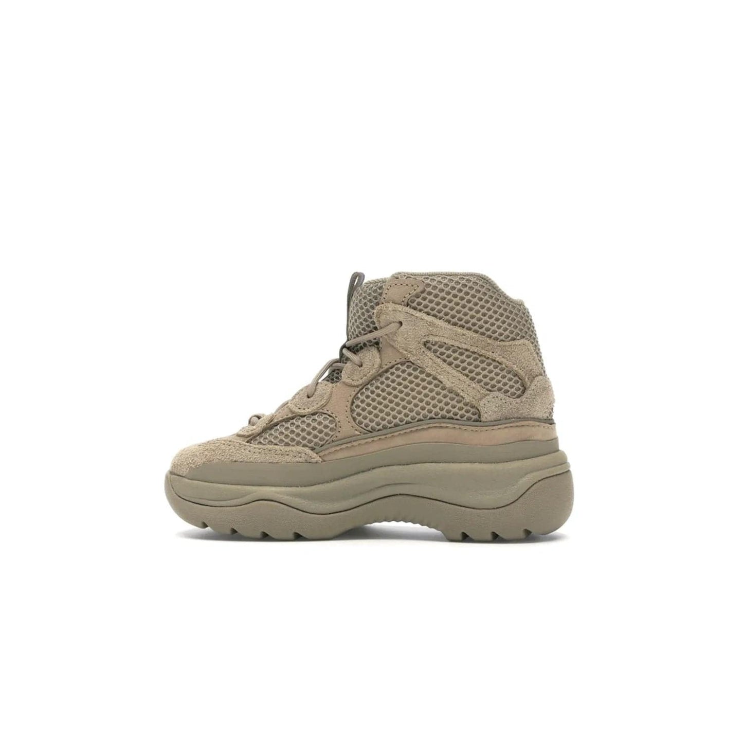 adidas Yeezy Desert Boot Rock (Kids) - Image 20 - Only at www.BallersClubKickz.com - Elevate your style this season with the adidas Yeezy Desert Boot Rock. Crafted from layered nylon and suede, this chic kids' silhouette features an EVA midsole and rubber outsole for superior cushioning and traction.