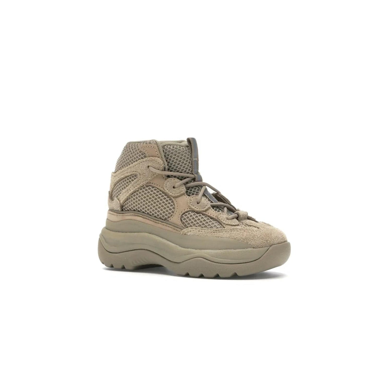 adidas Yeezy Desert Boot Rock (Kids) - Image 4 - Only at www.BallersClubKickz.com - Elevate your style this season with the adidas Yeezy Desert Boot Rock. Crafted from layered nylon and suede, this chic kids' silhouette features an EVA midsole and rubber outsole for superior cushioning and traction.
