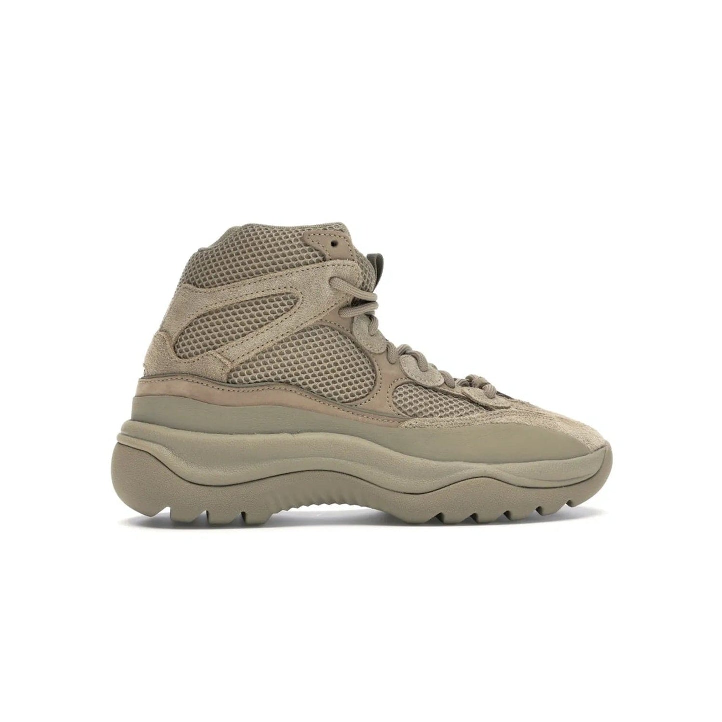 adidas Yeezy Desert Boot Rock - Image 36 - Only at www.BallersClubKickz.com - #
This season, make a fashion statement with the adidas Yeezy Desert Boot Rock. Nubuck and suede upper offers tonal style while the grooved sole provides traction and stability. Get yours in April 2019.
