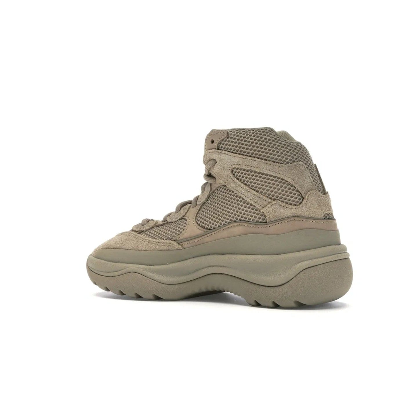 adidas Yeezy Desert Boot Rock - Image 22 - Only at www.BallersClubKickz.com - #
This season, make a fashion statement with the adidas Yeezy Desert Boot Rock. Nubuck and suede upper offers tonal style while the grooved sole provides traction and stability. Get yours in April 2019.