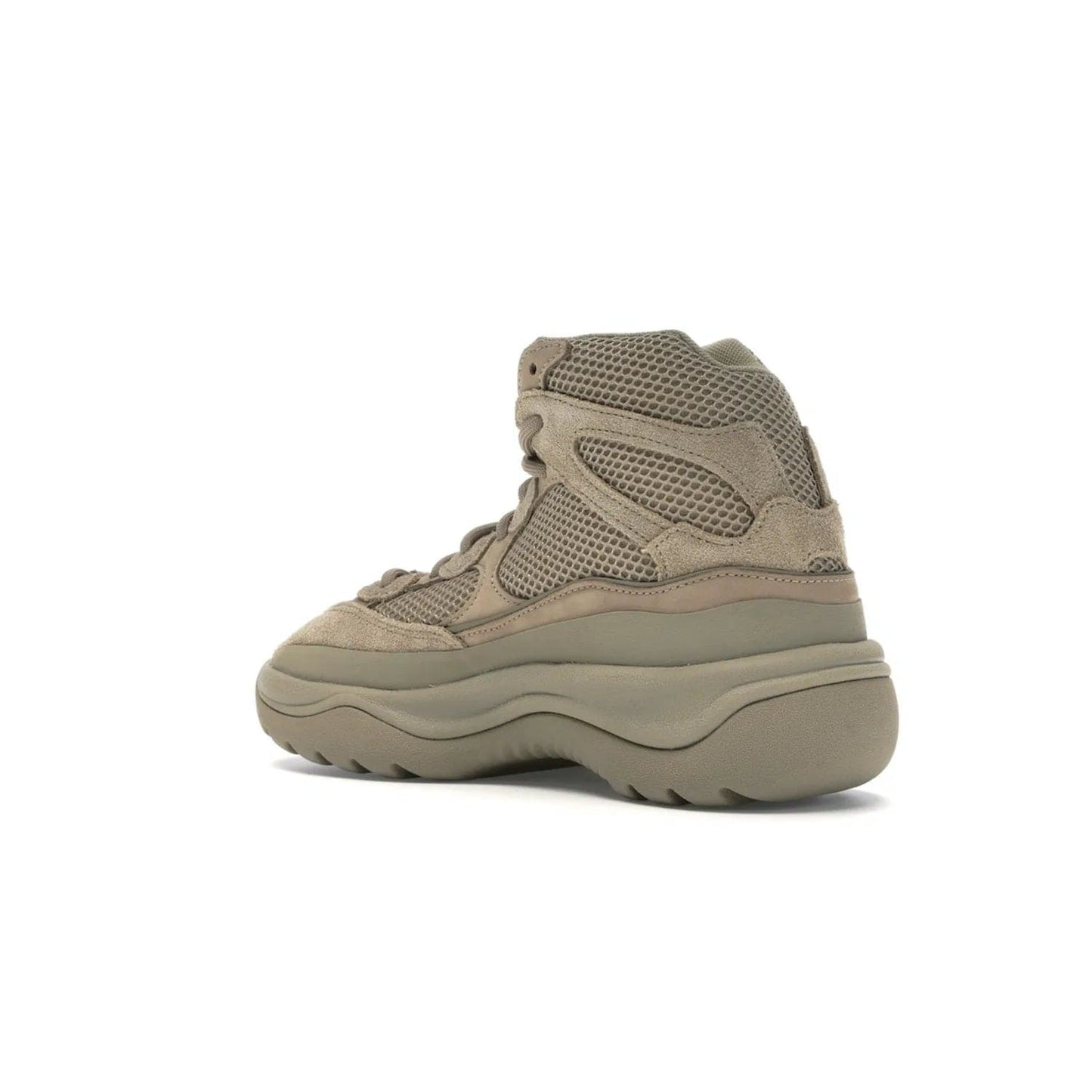 adidas Yeezy Desert Boot Rock - Image 23 - Only at www.BallersClubKickz.com - #
This season, make a fashion statement with the adidas Yeezy Desert Boot Rock. Nubuck and suede upper offers tonal style while the grooved sole provides traction and stability. Get yours in April 2019.