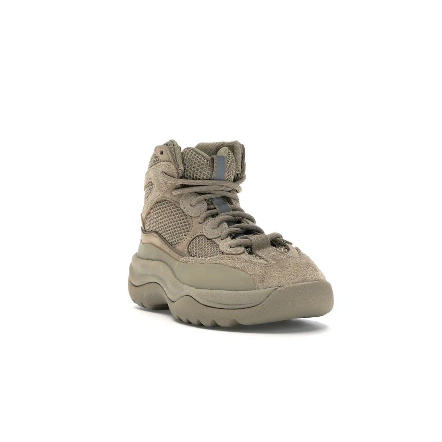 adidas Yeezy Desert Boot Rock - Image 7 - Only at www.BallersClubKickz.com - #
This season, make a fashion statement with the adidas Yeezy Desert Boot Rock. Nubuck and suede upper offers tonal style while the grooved sole provides traction and stability. Get yours in April 2019.