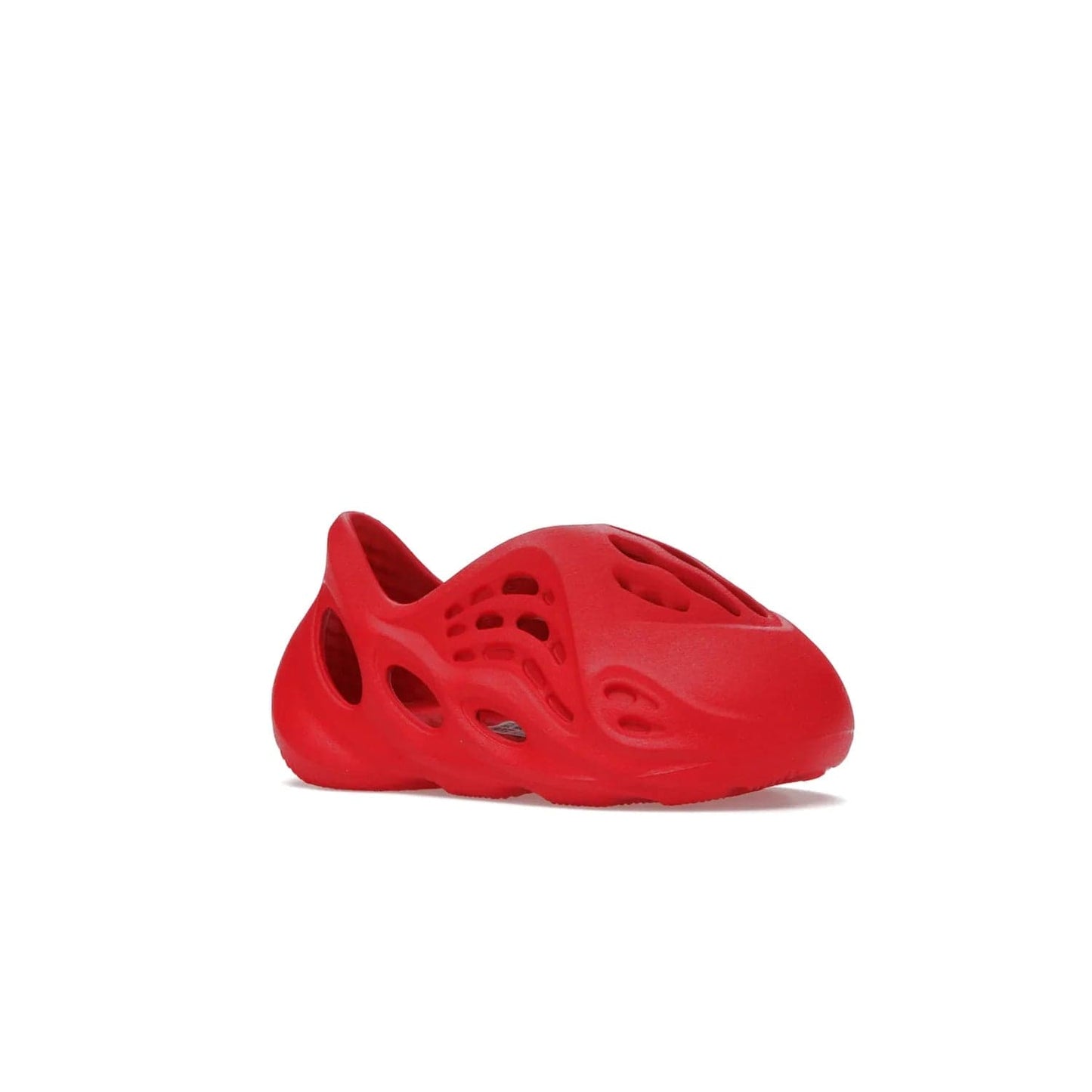 adidas Yeezy Foam RNNR Vermillion (Infants) - Image 4 - Only at www.BallersClubKickz.com - Adidas Yeezy Foam RNNR Vermillion (Infants) brings a vibrant monochromatic design and lightweight foam material to keep feet in optimal comfort. Signature details provide a finishing touch of flair.