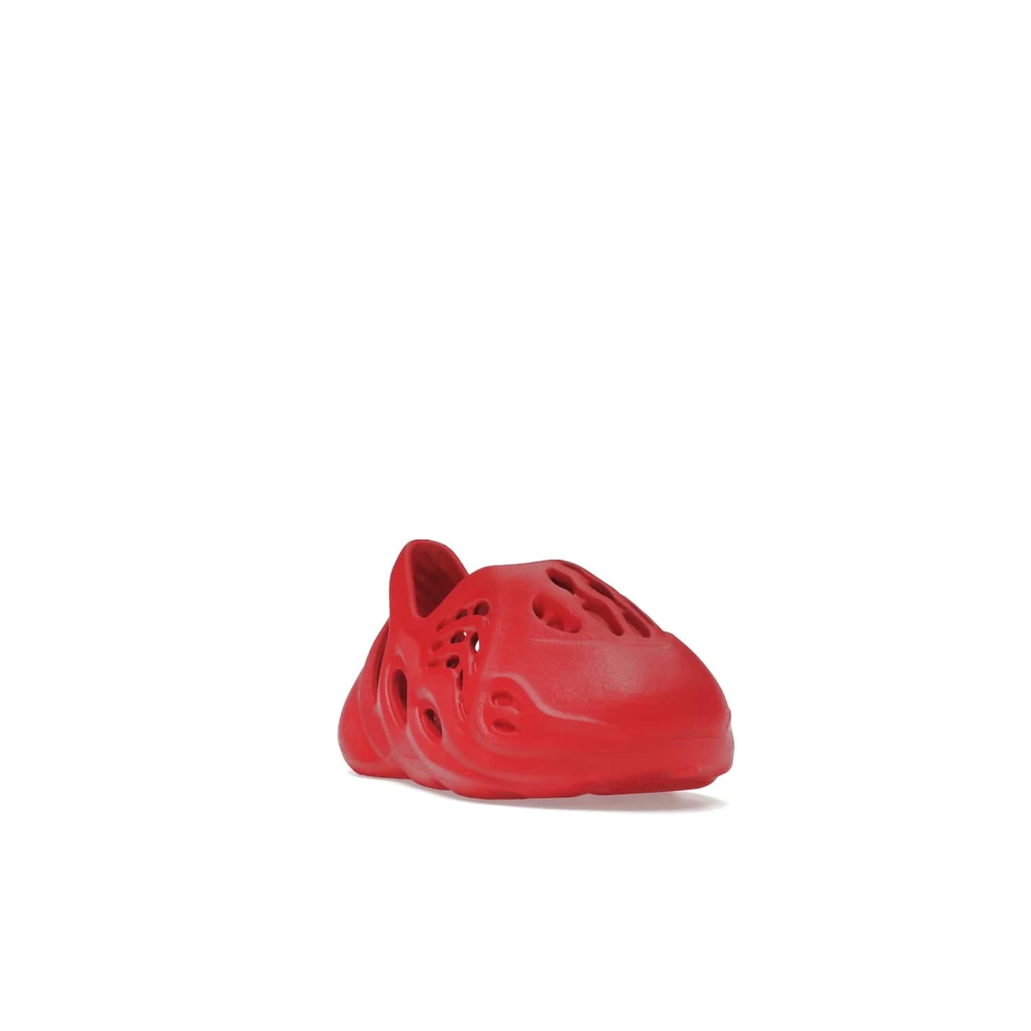 adidas Yeezy Foam RNNR Vermillion (Kids) - Image 7 - Only at www.BallersClubKickz.com - Kids adidas Yeezy Foam RNNR Vermillion - Glossy Vermillion colour palette in a timeless style. October 29th release.