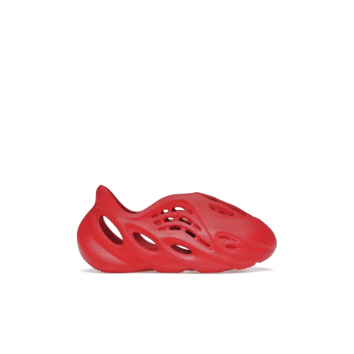 adidas Yeezy Foam RNNR Vermillion (Kids) - Image 1 - Only at www.BallersClubKickz.com - Kids adidas Yeezy Foam RNNR Vermillion - Glossy Vermillion colour palette in a timeless style. October 29th release.