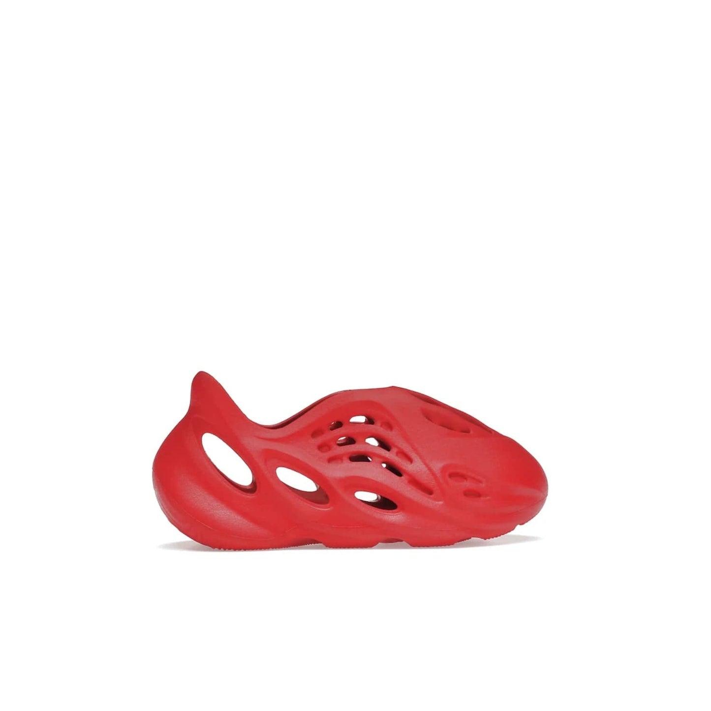 adidas Yeezy Foam RNNR Vermillion (Kids) - Image 36 - Only at www.BallersClubKickz.com - Kids adidas Yeezy Foam RNNR Vermillion - Glossy Vermillion colour palette in a timeless style. October 29th release.