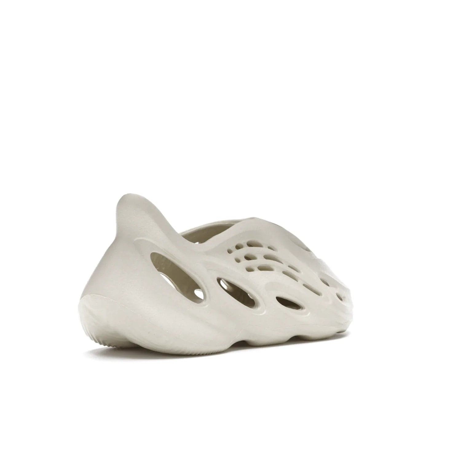 adidas Yeezy Foam RNNR Sand - Image 32 - Only at www.BallersClubKickz.com - Adidas Yeezy Foam RNNR Sand combines style and comfort for the perfect everyday sneaker. Monochromatic Sand upper, foam midsole, rubber outsole, and oval cut-outs for a modern look. Lacing system ensures foot stays secure. Elevate any outfit with style.