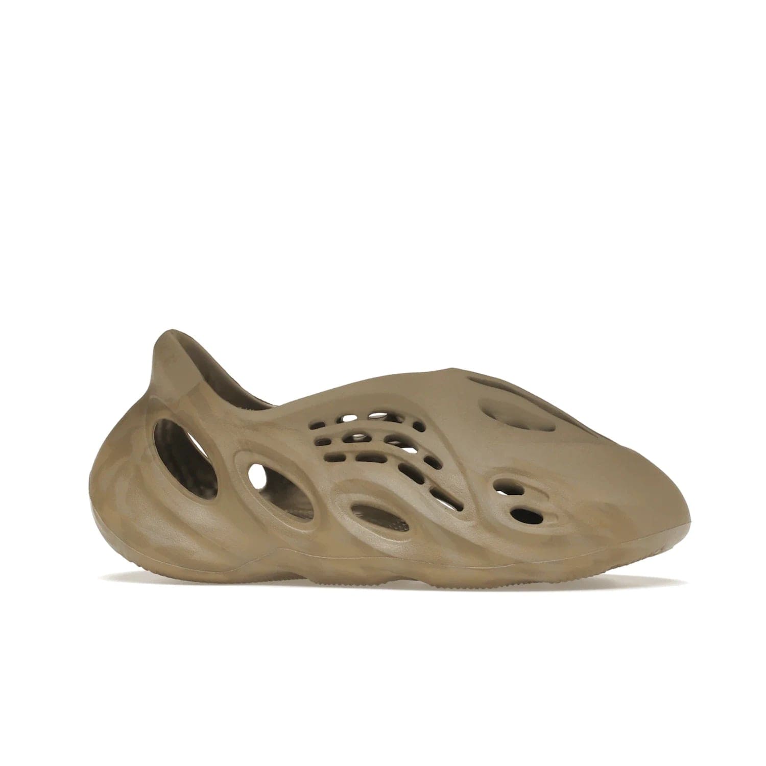 adidas Yeezy Foam RNNR Stone Sage - Image 2 - Only at www.BallersClubKickz.com - Stylish monochromatic sneaker from adidas Yeezy – Foam RNNR. Neutral Stone Sage colourway, sculptural EVA foam and algae blend, grooved outsole for traction and support. Slip into comfort and step in style.