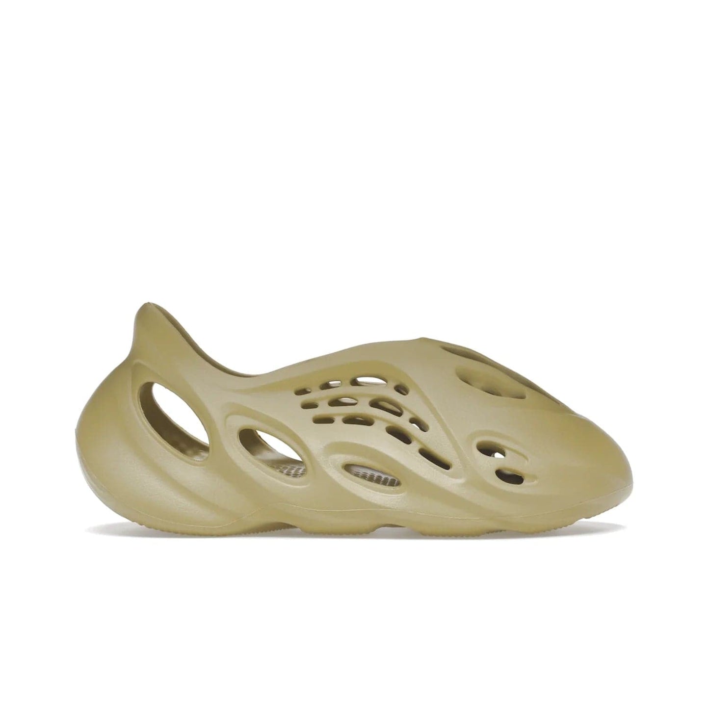 adidas Yeezy Foam RNNR Sulfur - Image 1 - Only at www.BallersClubKickz.com - Ready for daily adventures, the adidas Yeezy Foam RNNR made with recycled materials is perfect for all your everyday needs. Check out the cushion footbed, breathable oval cut openings and neutral-toned design.