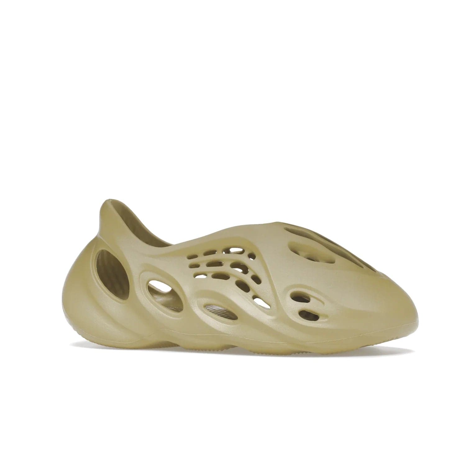adidas Yeezy Foam RNNR Sulfur - Image 3 - Only at www.BallersClubKickz.com - Ready for daily adventures, the adidas Yeezy Foam RNNR made with recycled materials is perfect for all your everyday needs. Check out the cushion footbed, breathable oval cut openings and neutral-toned design.