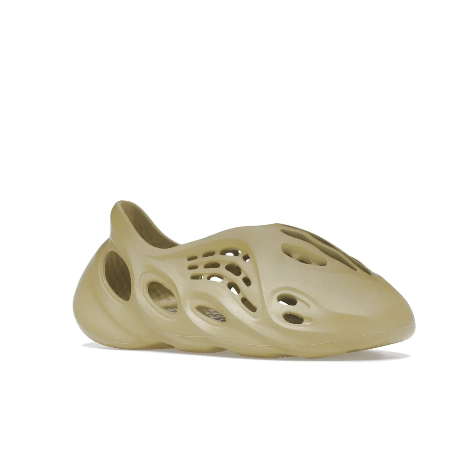 adidas Yeezy Foam RNNR Sulfur - Image 4 - Only at www.BallersClubKickz.com - Ready for daily adventures, the adidas Yeezy Foam RNNR made with recycled materials is perfect for all your everyday needs. Check out the cushion footbed, breathable oval cut openings and neutral-toned design.