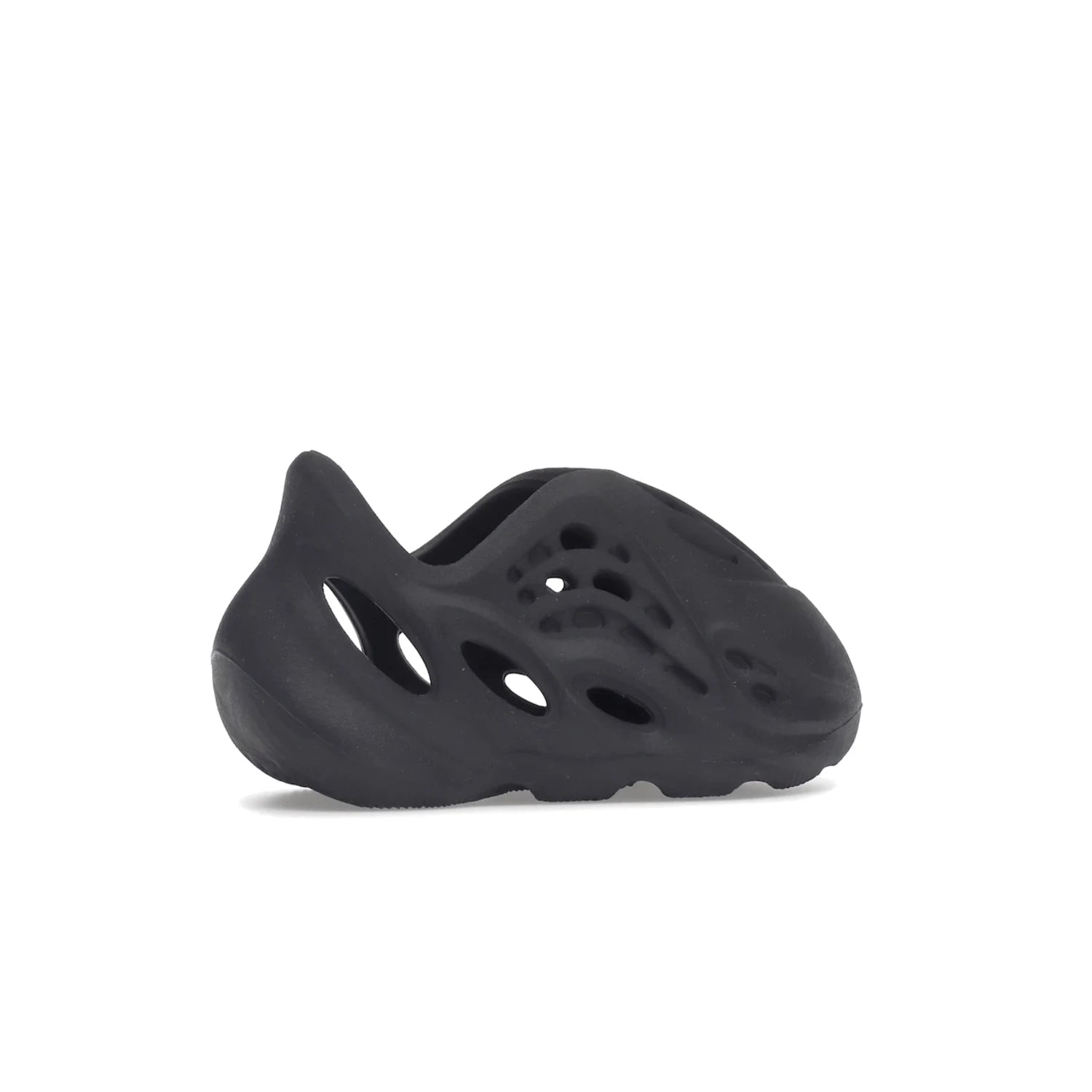 adidas Yeezy Foam RNR Onyx (Infants) - Image 35 - Only at www.BallersClubKickz.com - Introducing the adidas Yeezy Foam RNR Onyx Infants: a stylishly light & comfortable shoe with a sculpted heel & textured footbed. Sleek black design with oval & circular perforations & wavy traction pattern. The perfect balance of style & comfort for your little one.