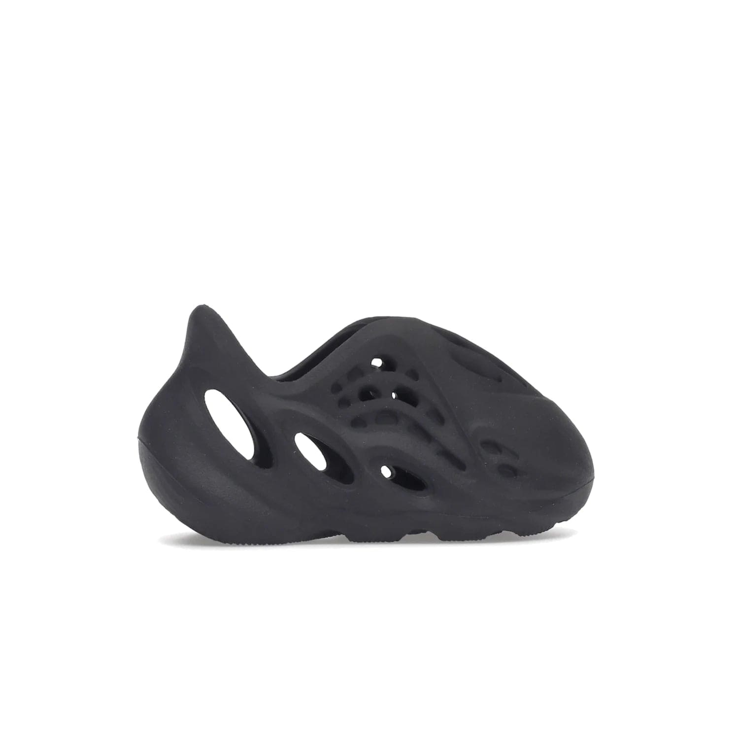 adidas Yeezy Foam RNR Onyx (Infants) - Image 36 - Only at www.BallersClubKickz.com - Introducing the adidas Yeezy Foam RNR Onyx Infants: a stylishly light & comfortable shoe with a sculpted heel & textured footbed. Sleek black design with oval & circular perforations & wavy traction pattern. The perfect balance of style & comfort for your little one.