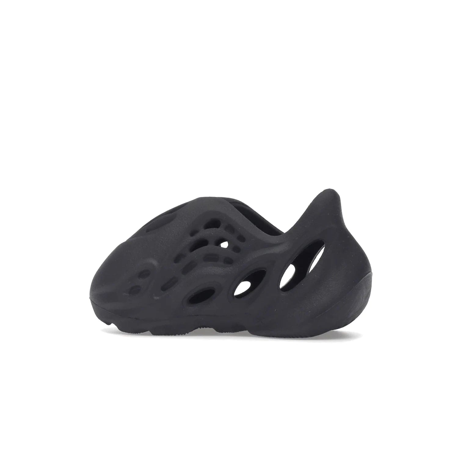adidas Yeezy Foam RNR Onyx (Infants) - Image 21 - Only at www.BallersClubKickz.com - Introducing the adidas Yeezy Foam RNR Onyx Infants: a stylishly light & comfortable shoe with a sculpted heel & textured footbed. Sleek black design with oval & circular perforations & wavy traction pattern. The perfect balance of style & comfort for your little one.
