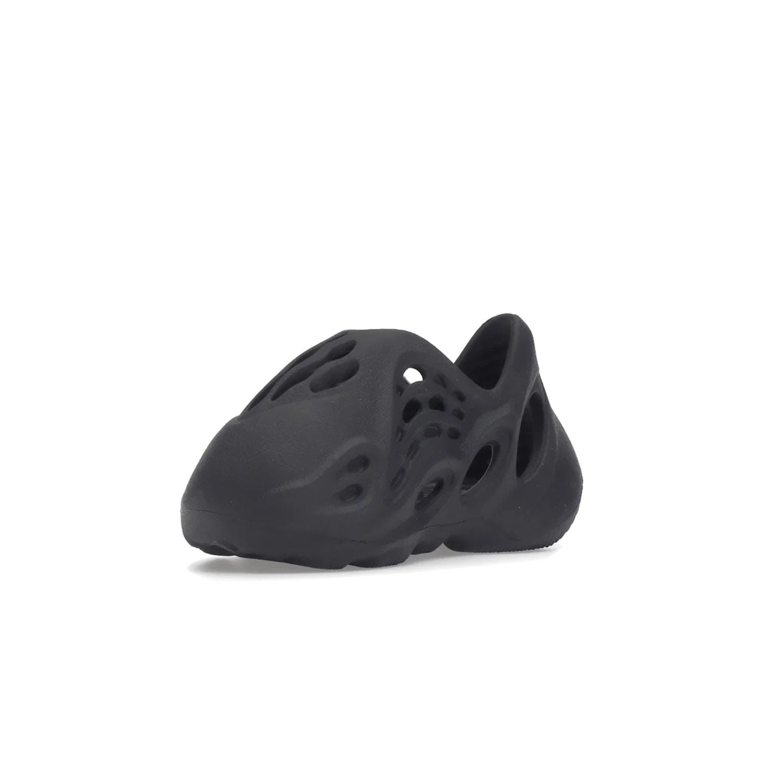 adidas Yeezy Foam RNR Onyx (Infants) - Image 15 - Only at www.BallersClubKickz.com - Introducing the adidas Yeezy Foam RNR Onyx Infants: a stylishly light & comfortable shoe with a sculpted heel & textured footbed. Sleek black design with oval & circular perforations & wavy traction pattern. The perfect balance of style & comfort for your little one.
