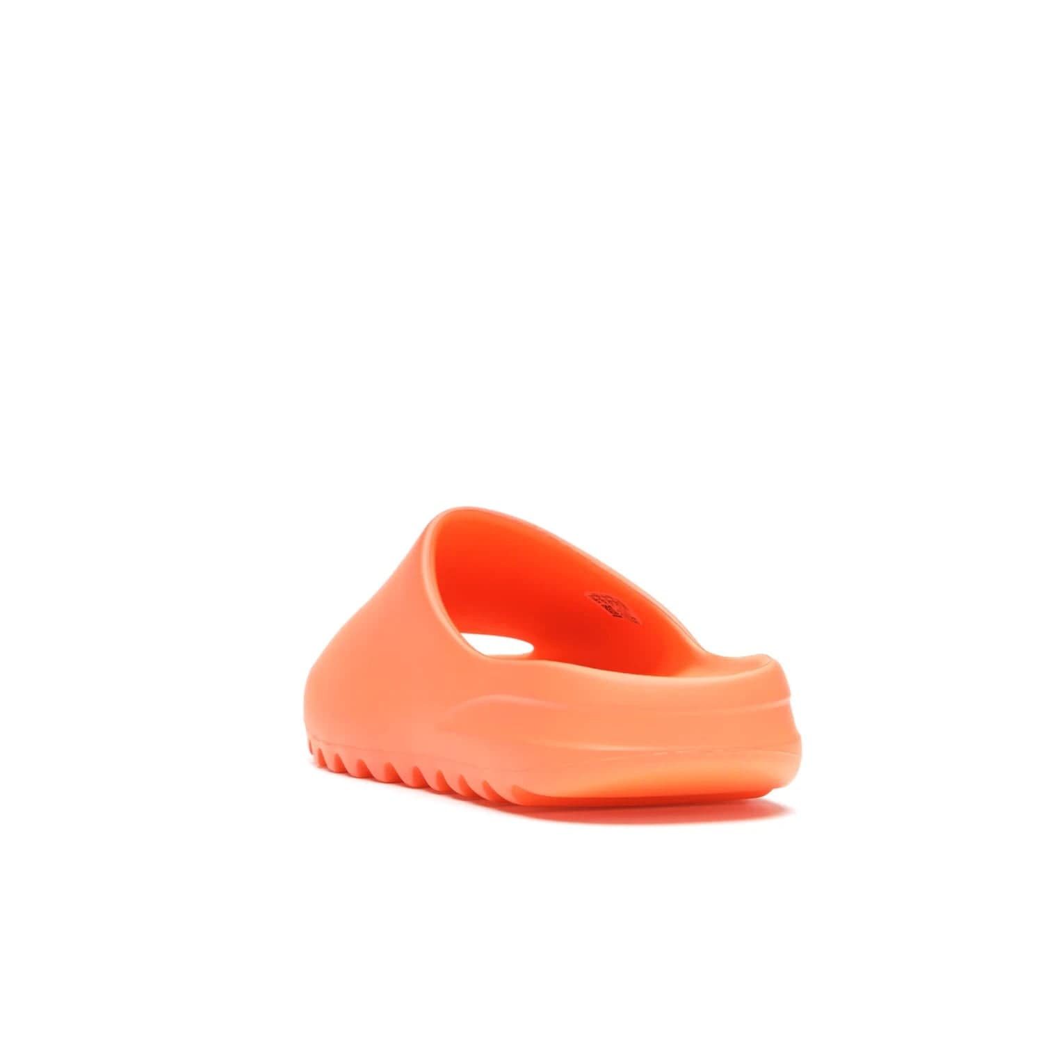 adidas Yeezy Slide Enflame Orange - Image 26 - Only at www.BallersClubKickz.com - Limited edition adidas Yeezy Slide featuring a bold Enflame Orange upper and EVA foam construction. Grooved outsole for traction and support. Released June 2021. Perfect for summer.